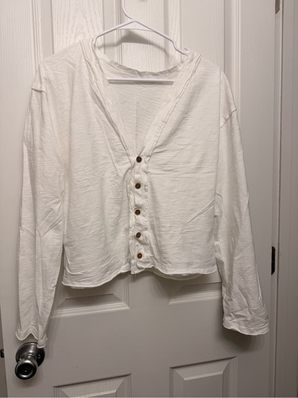 Women's Tshirt Cardigan - Medium
